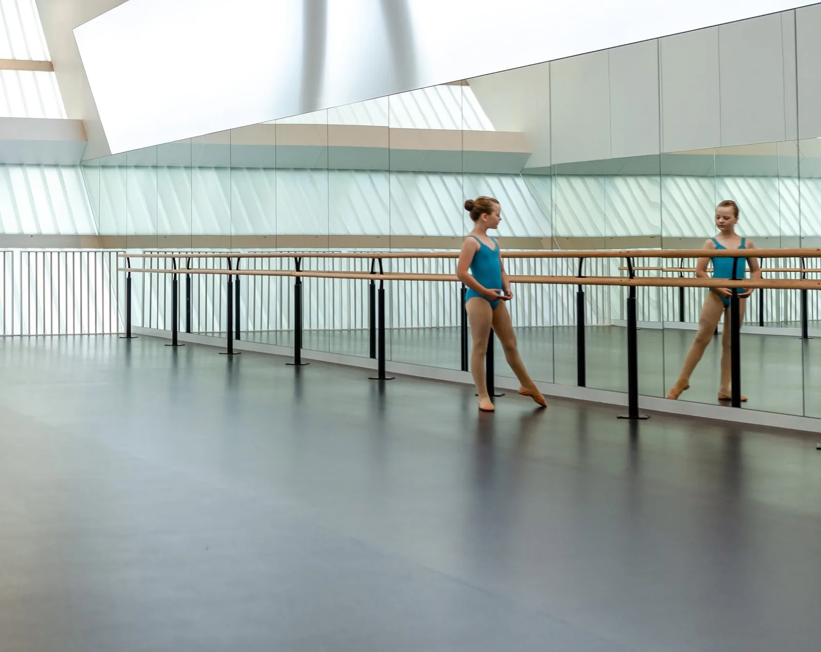 A fully fitted dance studio