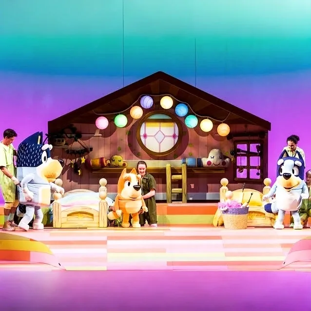 A theatrical stage set built by Show Works