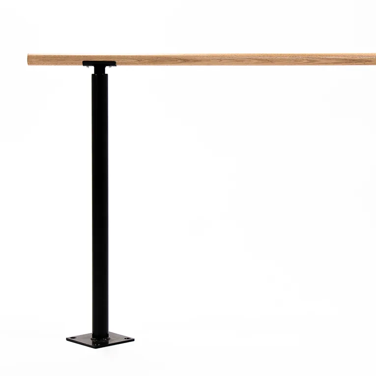 Floor-mounted ballet barre bracket