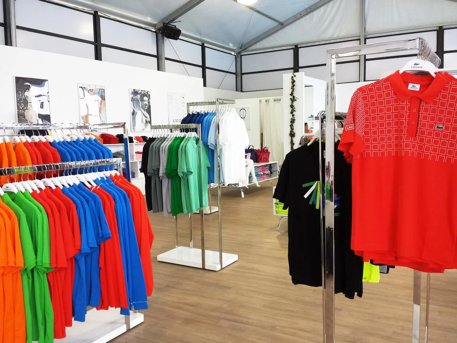 A Lacoste activation at the Australian Open