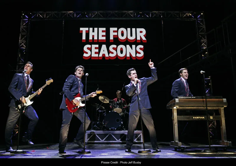 Set built for Jersey Boys