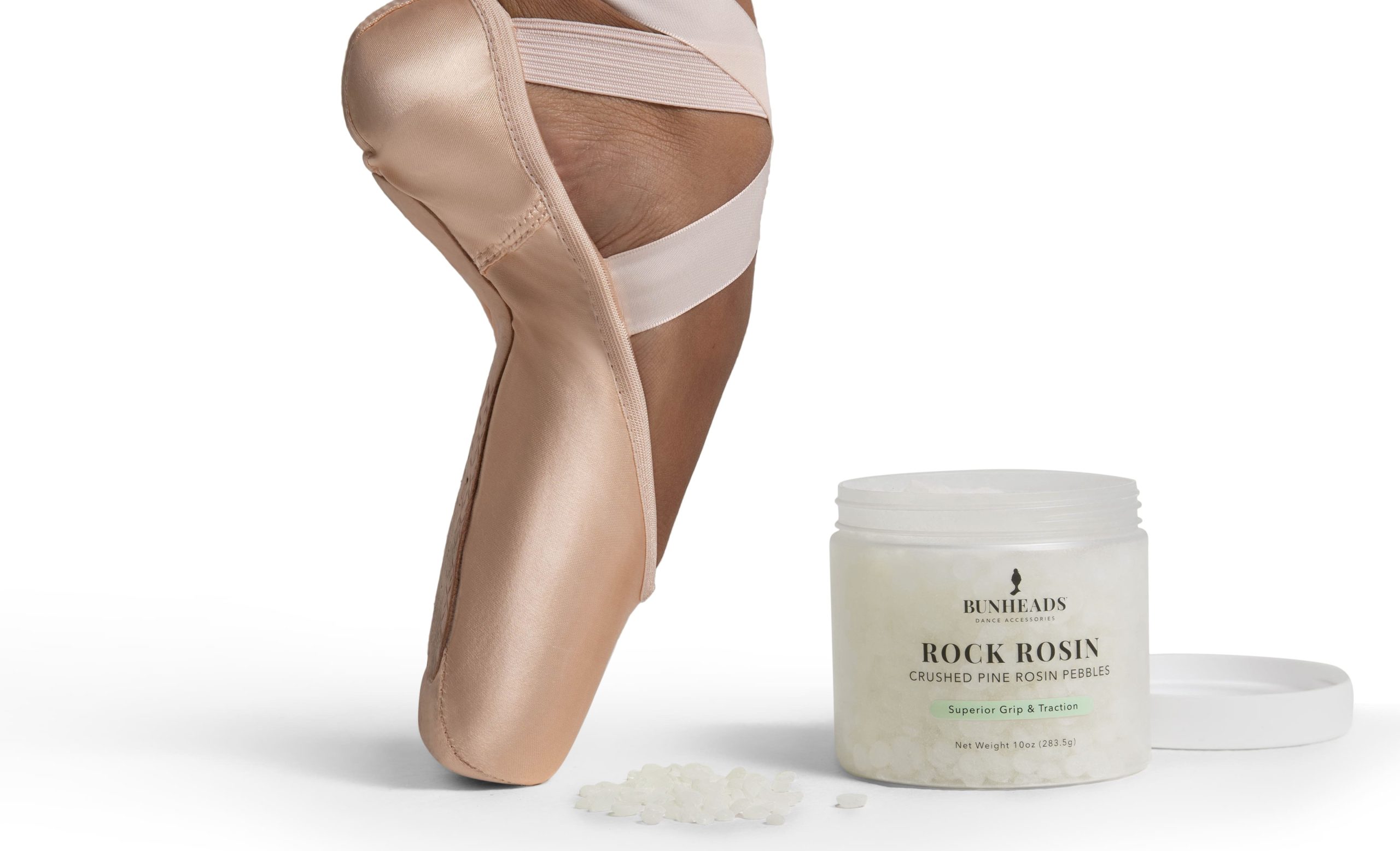 Ballet pointe shoes with Capezio Rock Rosin